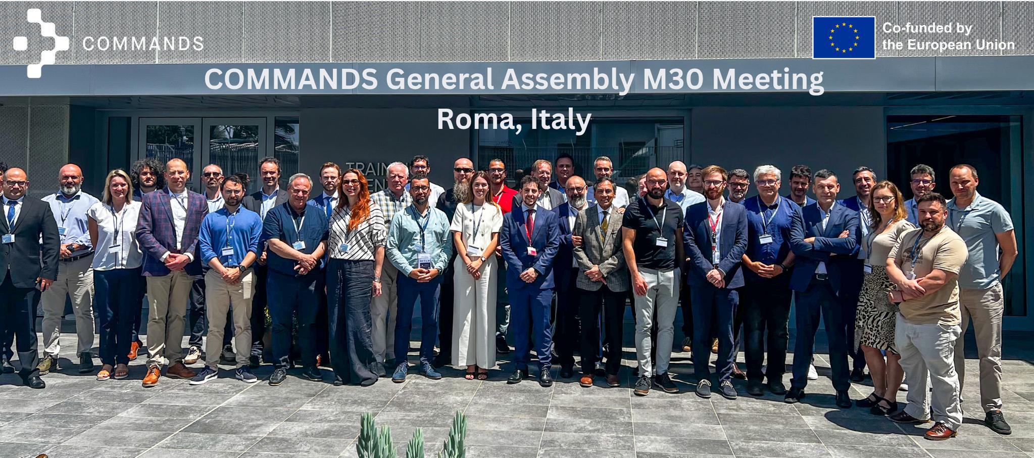 COMMANDS Project Enters Final Phase with Consortium Meeting in Rome